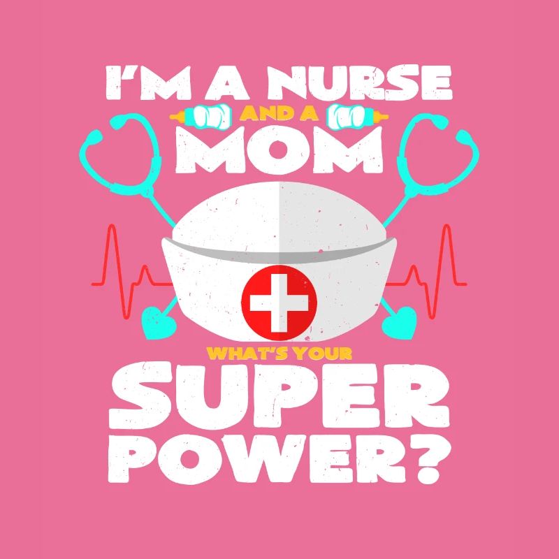 Supermama & Krankenschwester | Muttertag Geschenk