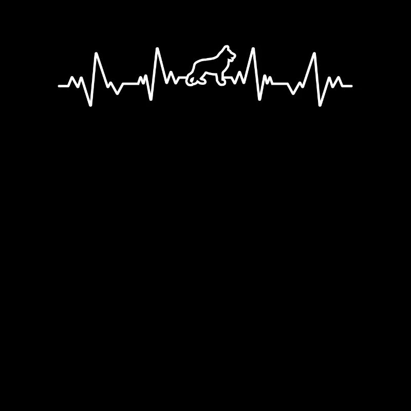 German Shepherd Heartbeat German Shepherd Gift Ide
