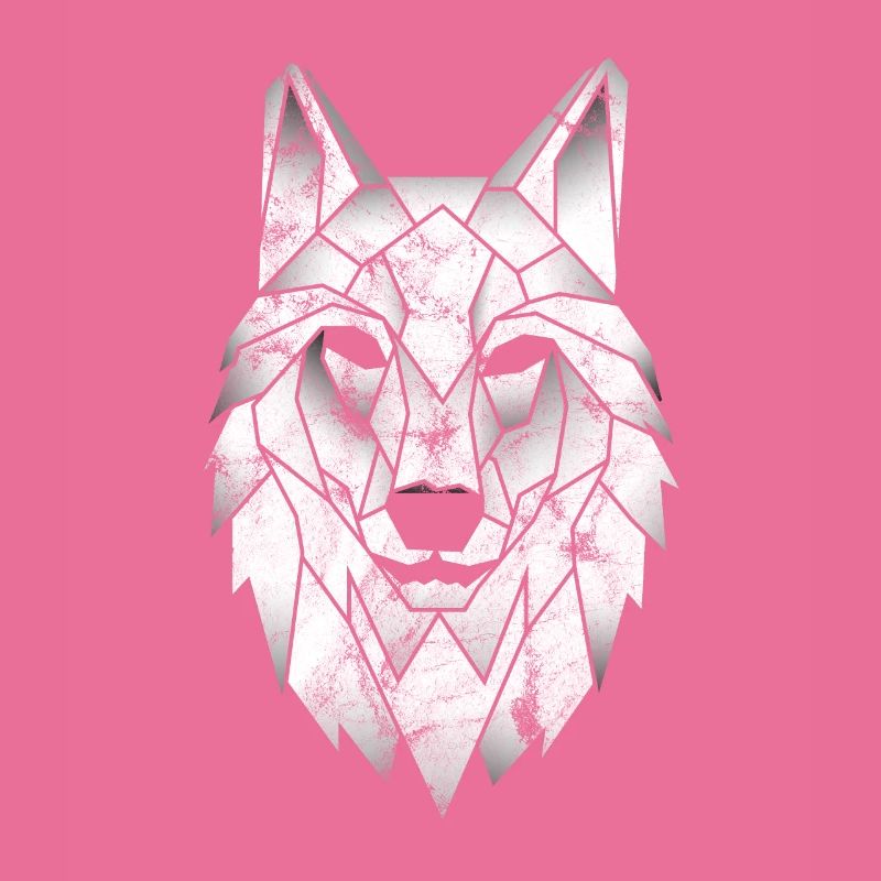 Cadeau de loups tatouage polygone poly triangle Wolf