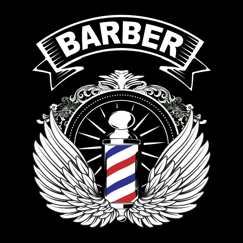 Barber - Barbier Pole - Grafik Geschenk