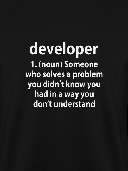 Funny Developer Definition T-Shirt