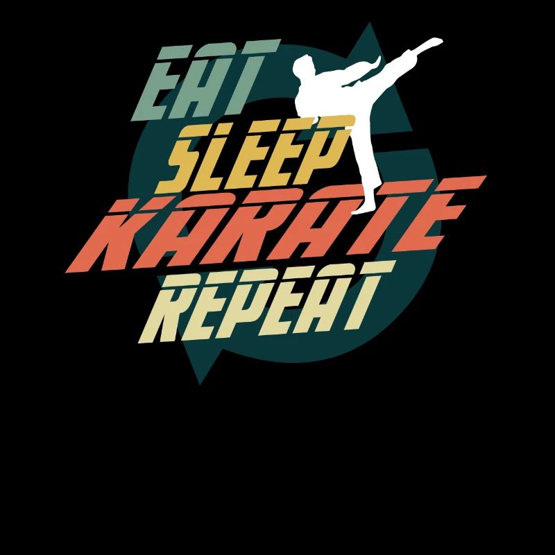 EAT SLEEP KARATE REPEAT