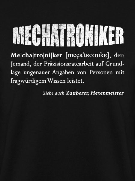 Der Mechatroniker - oder Hexenmeister?