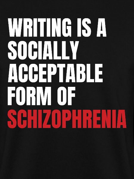 Schizophrenia Awareness TShirt Design Writing