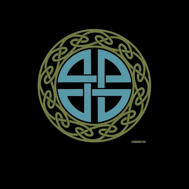 Celtic shield knot Thor protective symbol