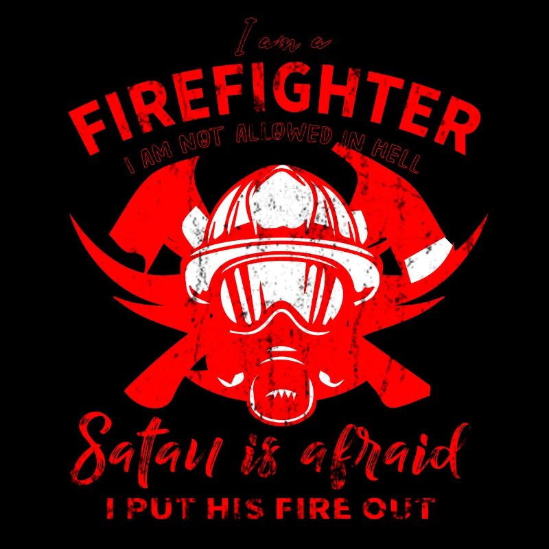 Firefighter hero Firefighter devil fear