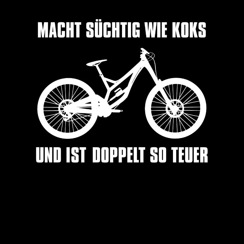 Tee shirt drôle de bicyclette vous rend accro comme un