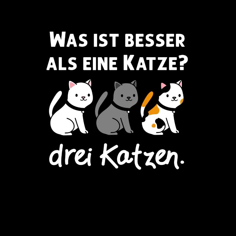 Three Funny Cats Gift for Cat Owners