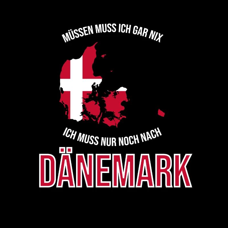 Ich muss nur noch nach Dänemark Geschenk Sommer