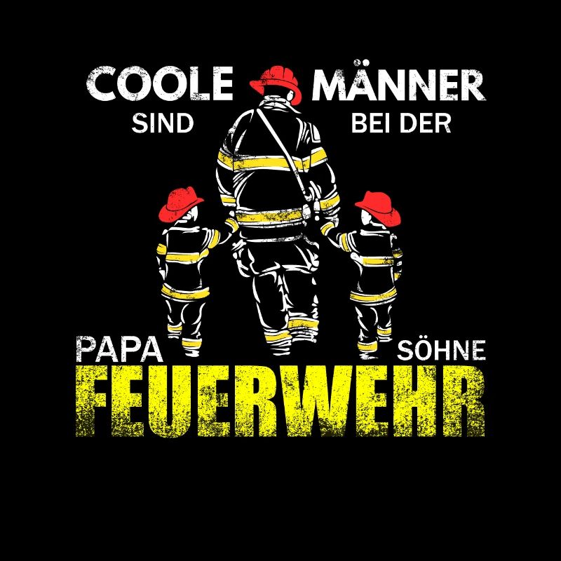 Cool Firefighters Vintage Fireman Father Retro