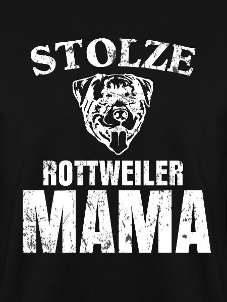 Stolze Rottweiler Mama