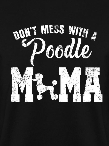 Pudel Mutter Geschenk