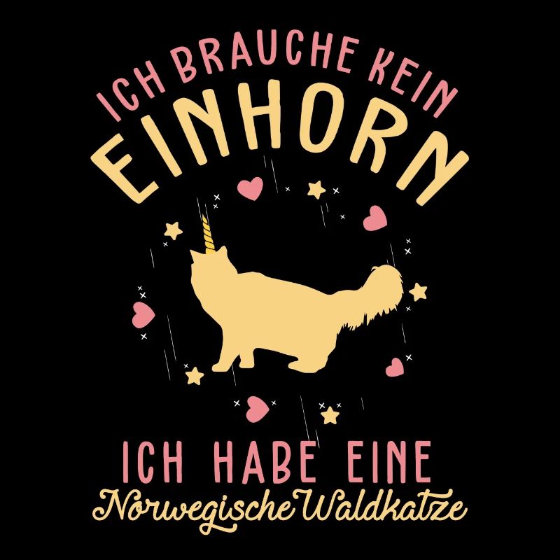 Norwegische Waldkatze Einhorn