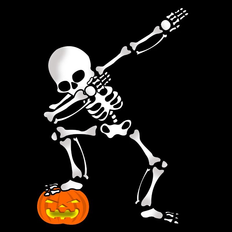 Tamponner squelette squelette halloween