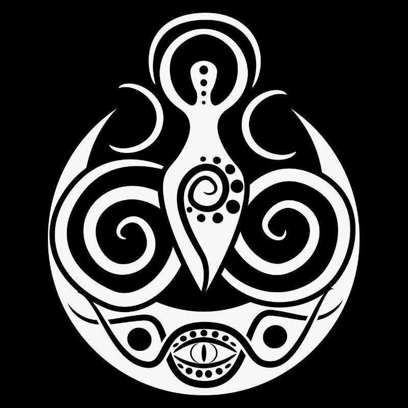 Sorcière Wiccan déesse lune paganisme