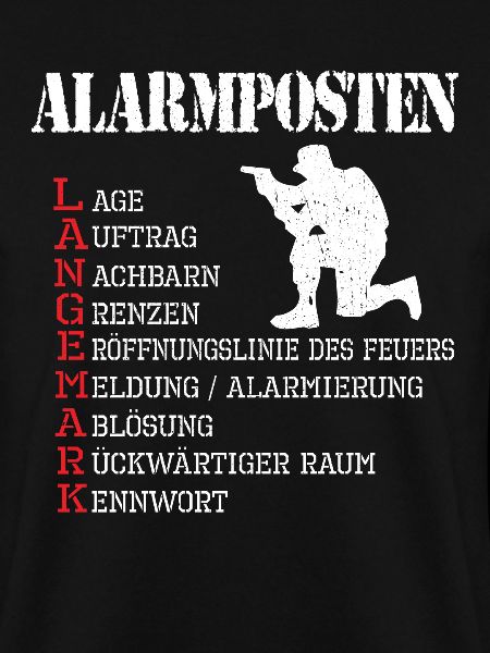 Bundeswehr Alarmposten Ablösegespräch LANGEMARK