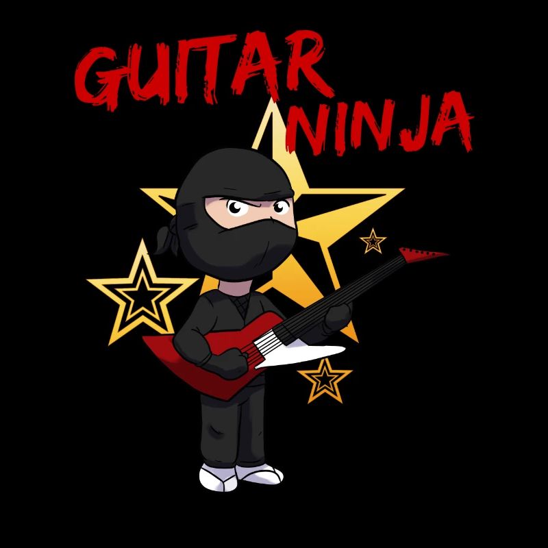 Ninja guitar guitar player guitar boy guitar