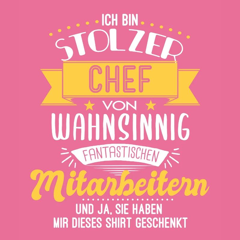 Stolzer Chef Mitarbeiter Team Geschenk