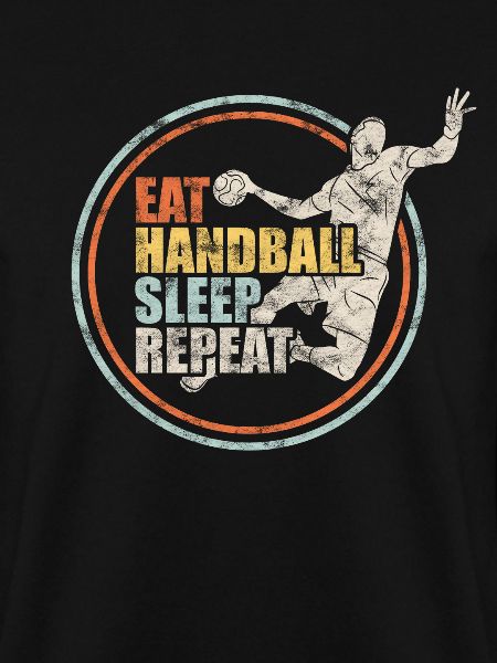 Handball Handballer Retro Geschenk