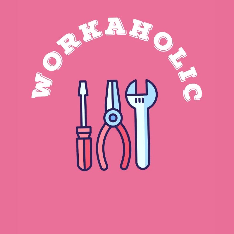 Ich bin Workaholic Geschenkidee Geburtstag