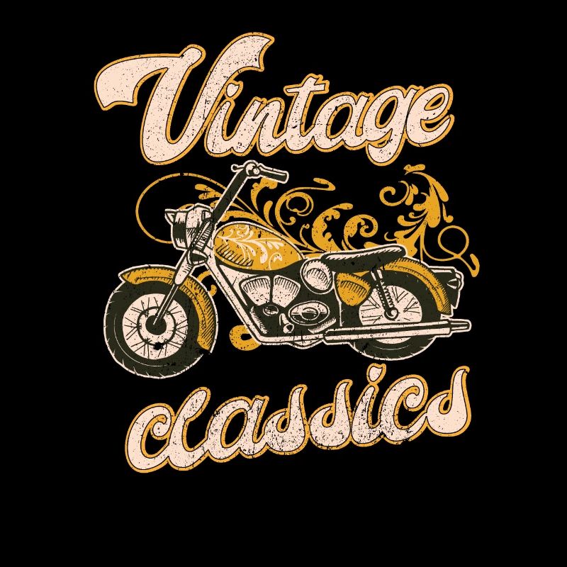 Motorrad Oldtimer Rockabilly 50er Jahre Biker