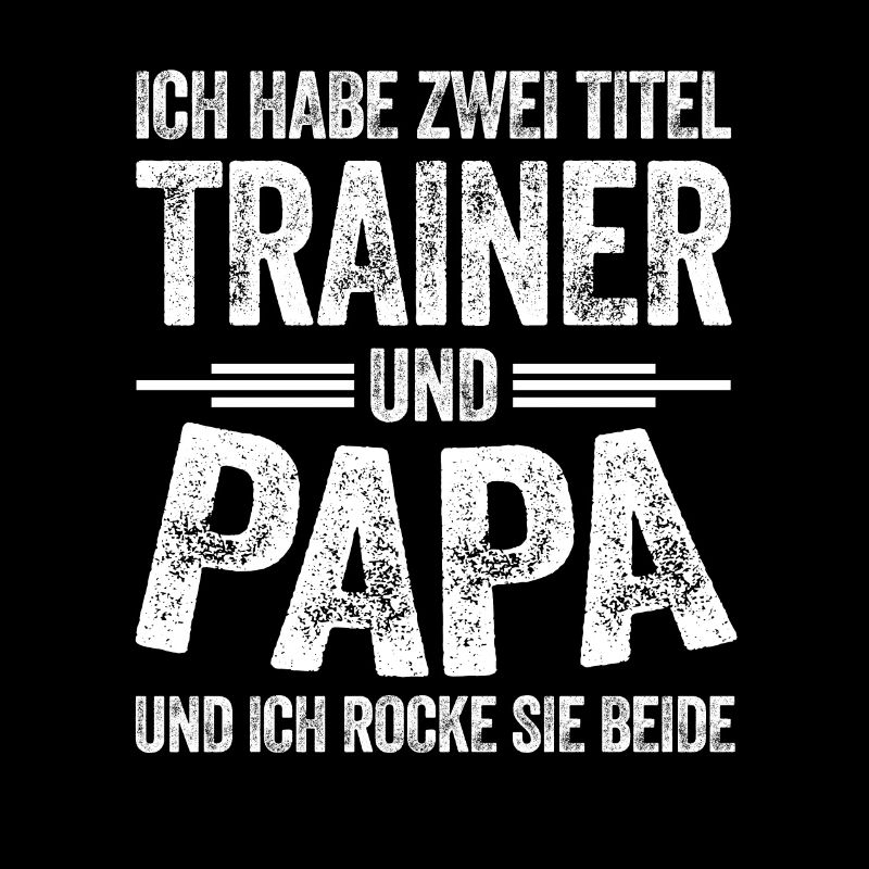 Fußballtrainer Trainer und Papa Geschenk