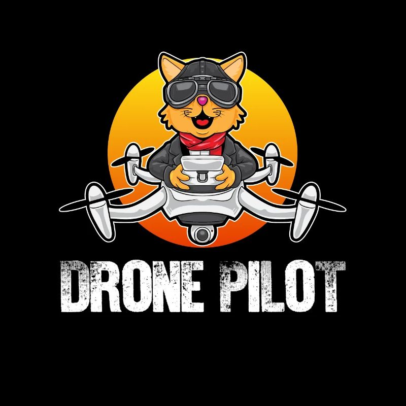 Drohne Katze Multicopter Quadricopter Fun Geschenk