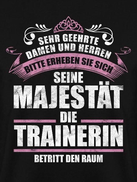 Trainerin Sprüche Geschenk