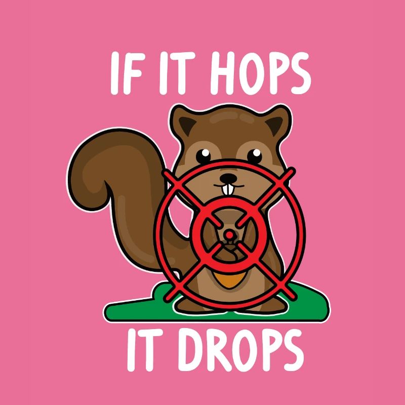 Eichhörnchenjäger Eichhörnchen Nagetier-Witze