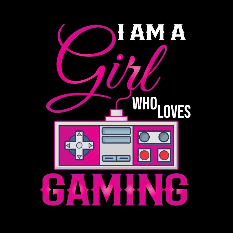 Retro Gmergirl Zocker Spruch Geschenk