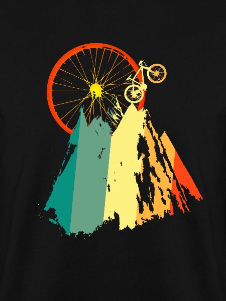 Bicycle and mountains