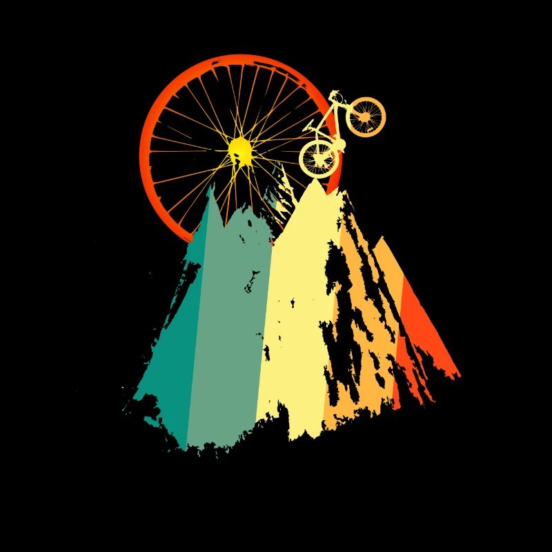 Fahrrad und Berge