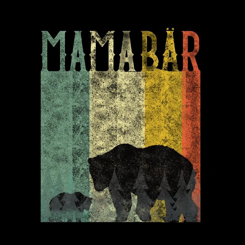 Mama Bär und Baby Bär Muttertag Geschenkidee