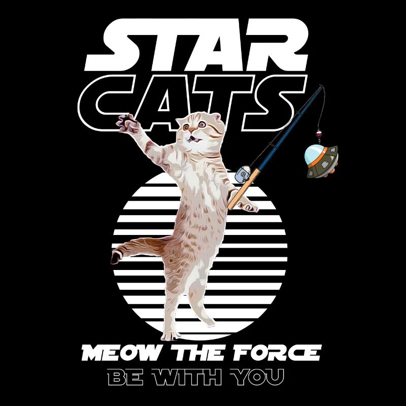 Star Cats Angler Geschenkidee Geburtstag