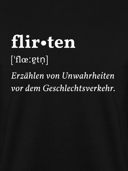 Flirten - Duden Eintrag