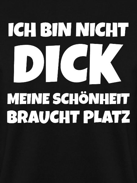 Ich bin nicht Dick