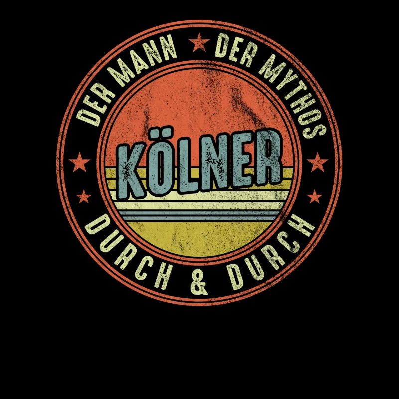 Kölner Mann Mythos Retro Geschenk