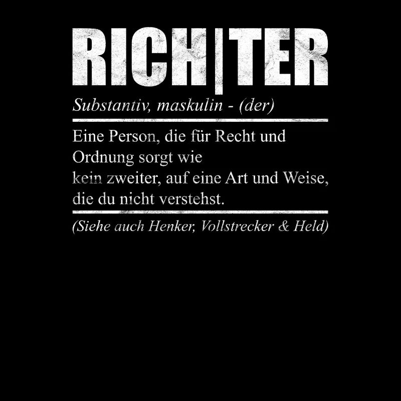 Witziges Richter Sprüche Geschenk