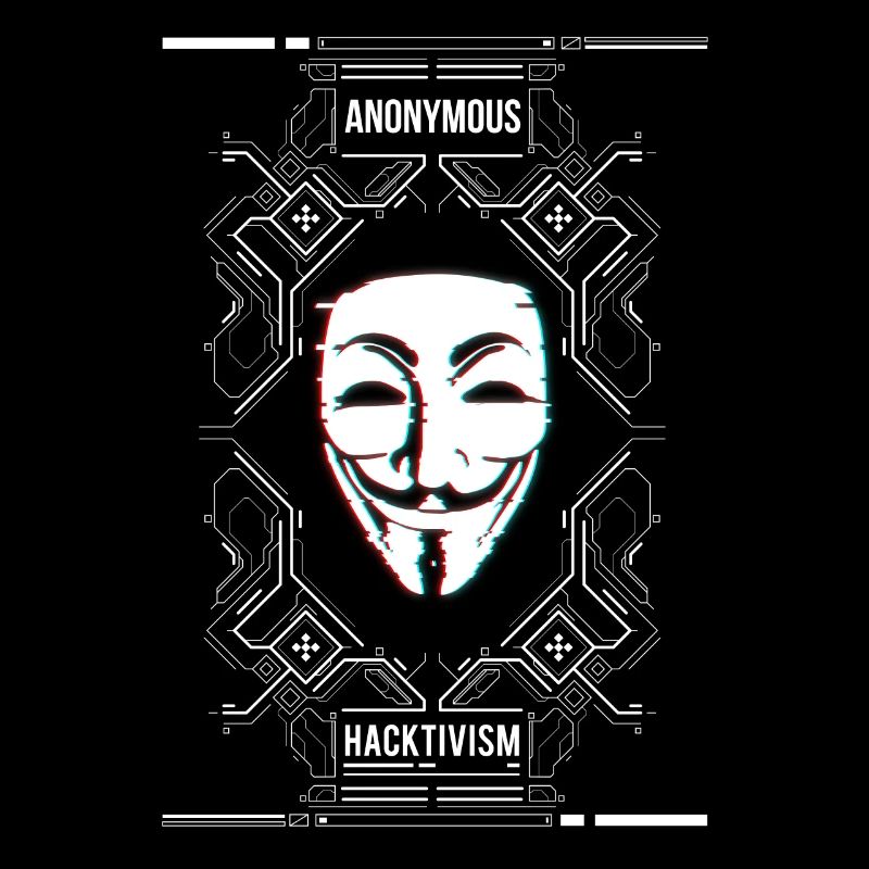 Hacker Anonyme Glitch HACKTIVISME