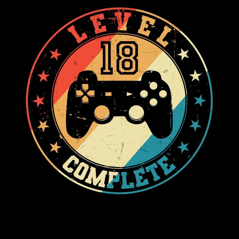 Level 18 Complete 18. Geburtstag Geschenk