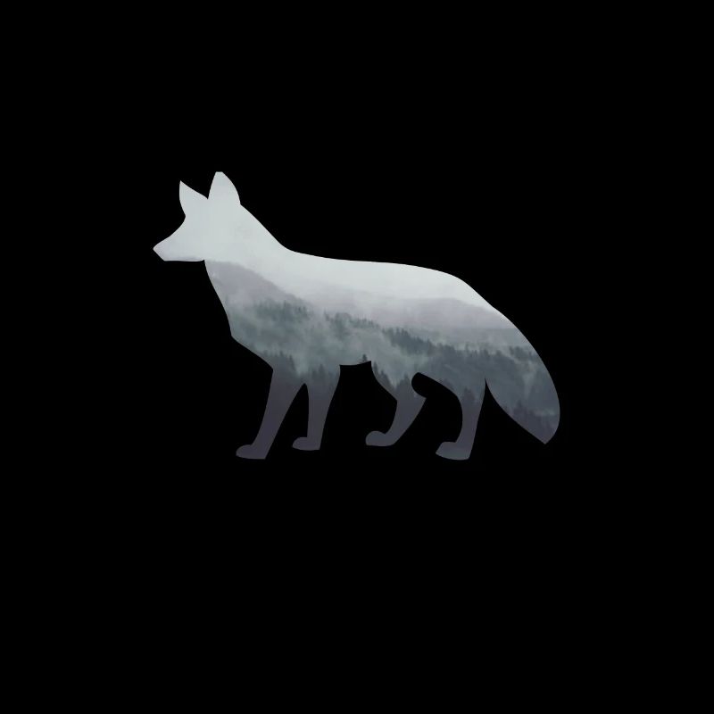 Fox foxes nature forest