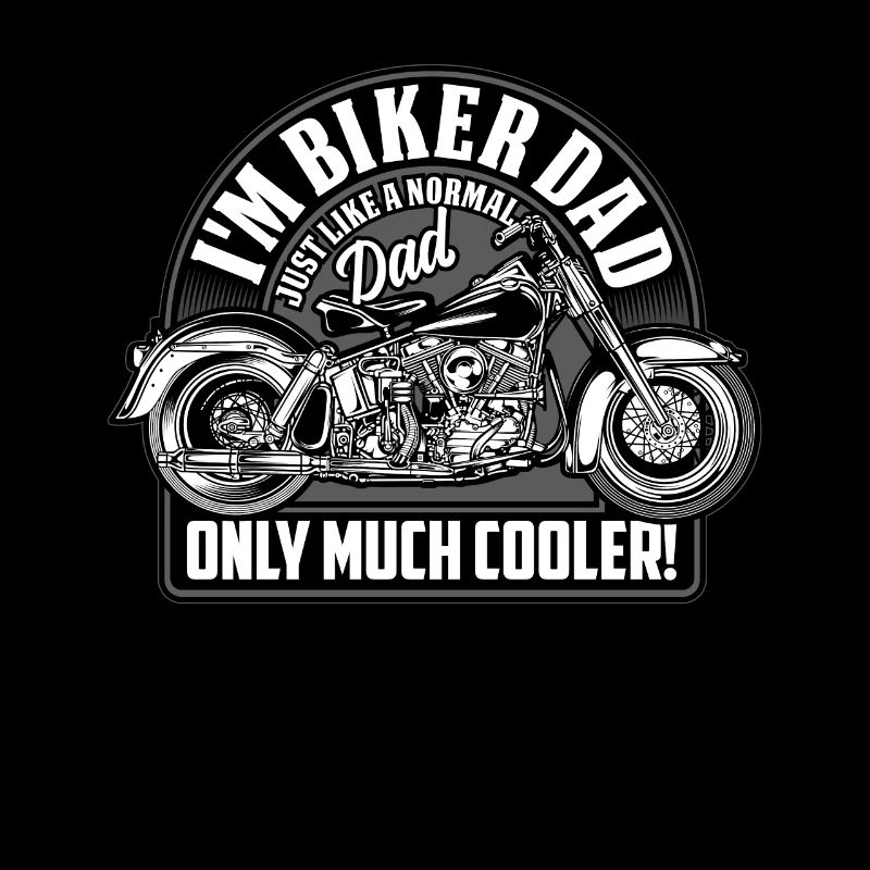 Biker Dad Wie Ein Normaler Dad Bloß Cooler