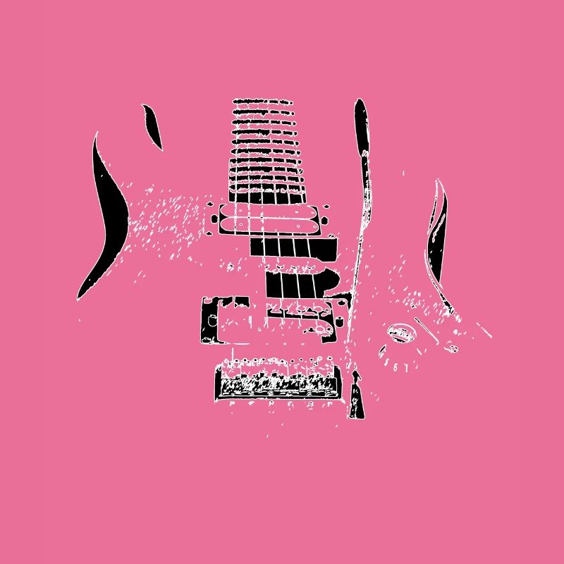 Conception de guitare électrique comme graphique
