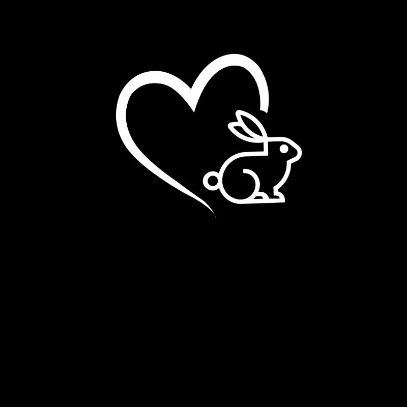 heart rabbit Easter Easter gift