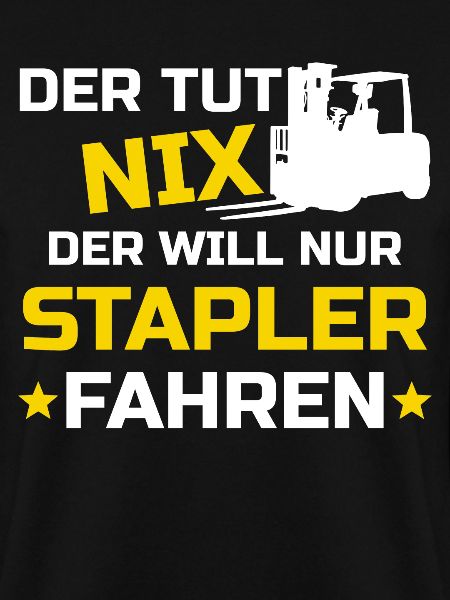 Stapler fahren Lagerist