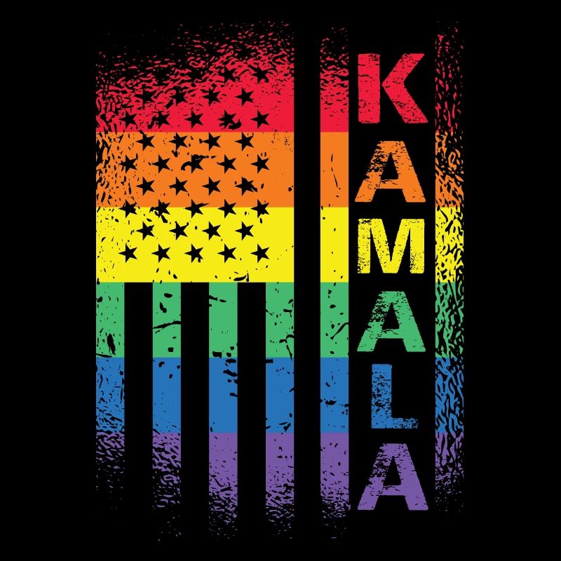 Drapeau Kamala Amérique Drapeau Kamala USA