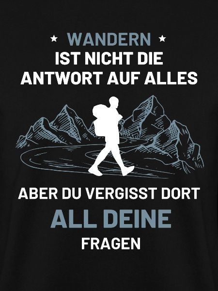 Wandern Wanderer Geschenk Wandershirt