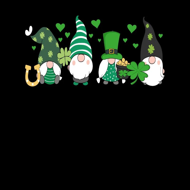 St Patrick's Day Zwerge Kobold Kleeblatt