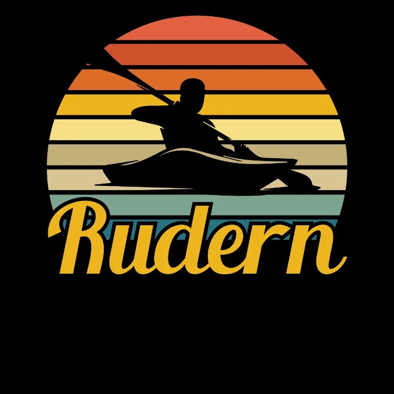 Rudern Ruderer Ruder Retro Geschenkidee