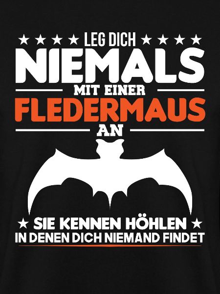 Fledermaus Spruch Tierliebhaber Fledermäuse